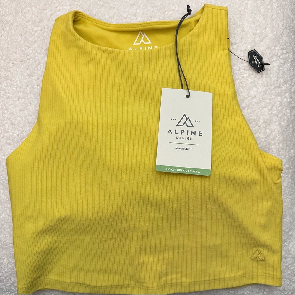 Alpine Design Ribbed Cropped Tank Top - Picture 2 of 6